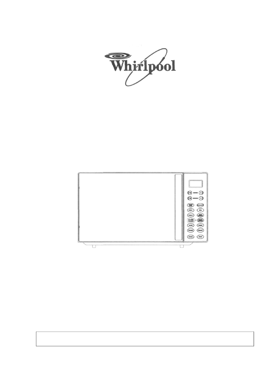 Микроволновая Печь Whirlpool Инструкция По Применению