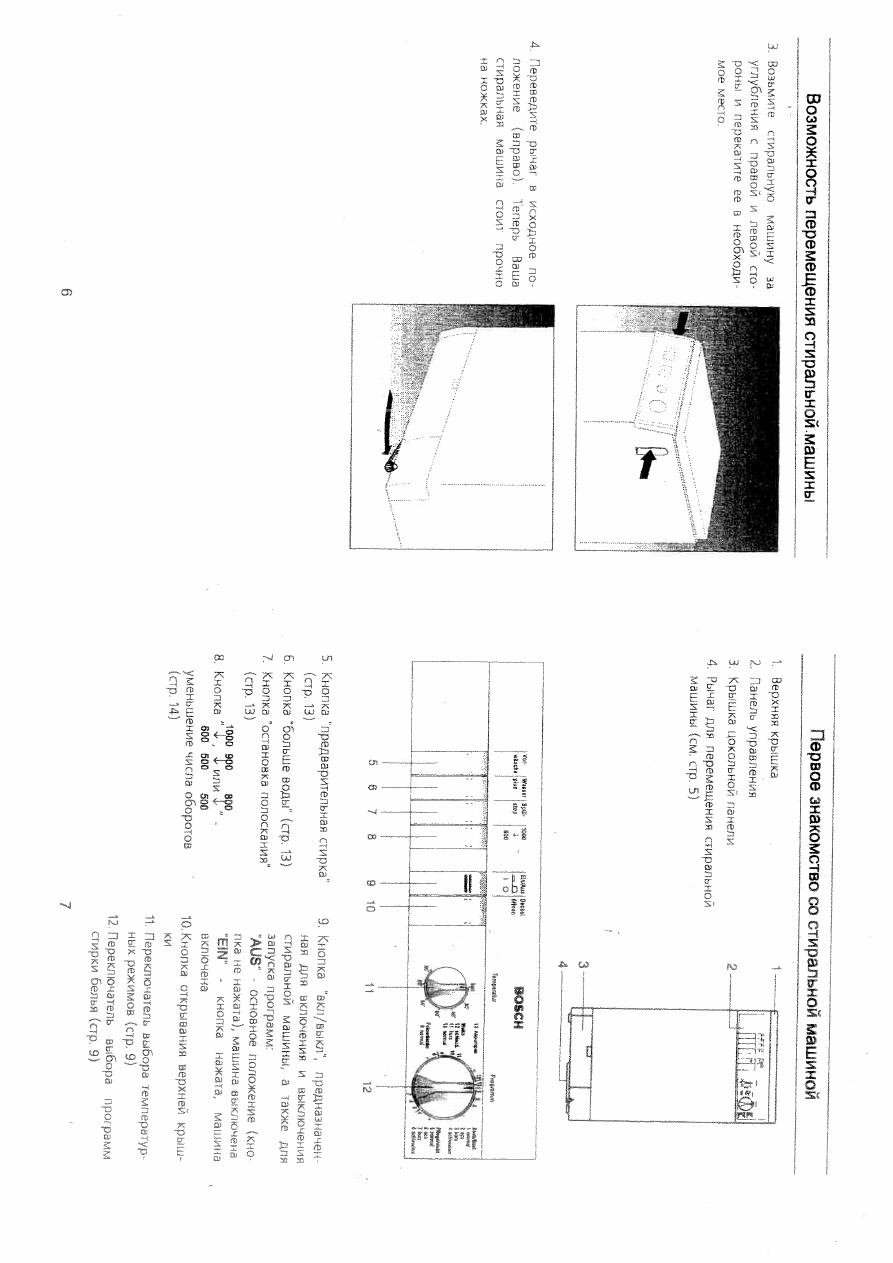 Страница 5/26] - Руководство пользователя: Стиральная машина BOSCH WOF 1600